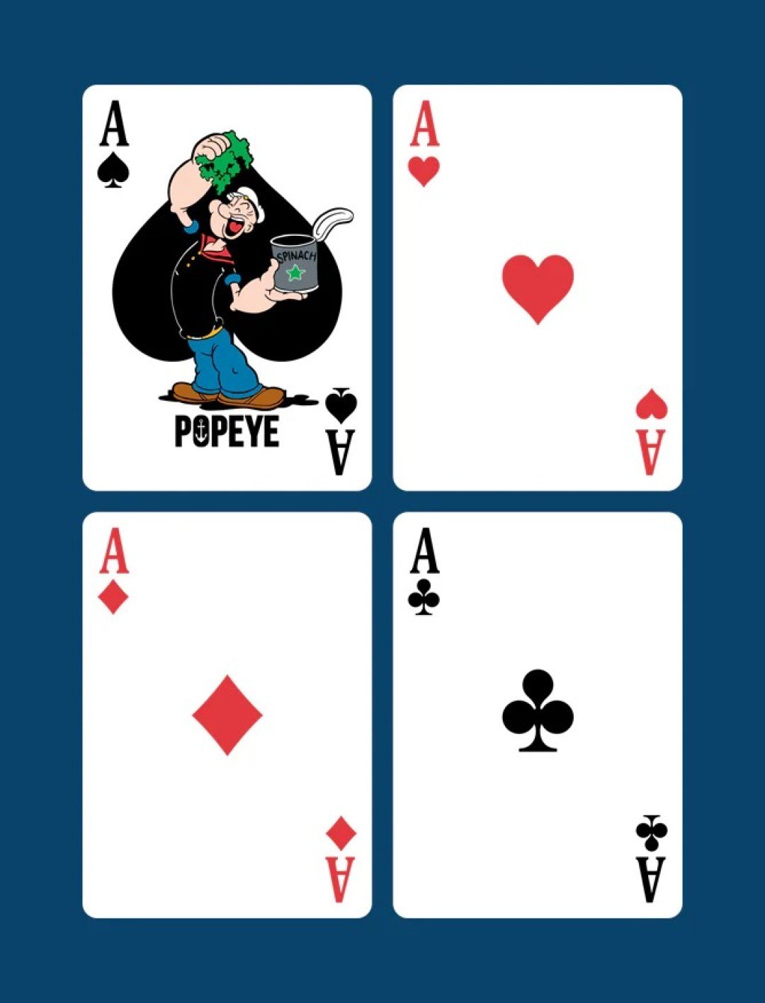 دسته کارت ملوان زبل Bicycle Popeye The Sailor Man دسته کارت ملوان زبل Bicycle Popeye The Sailor Man