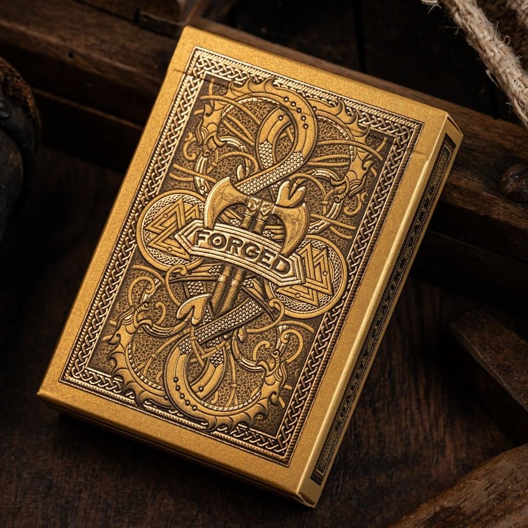 دسته کارت Forged Viking's Fury Gold Gilded