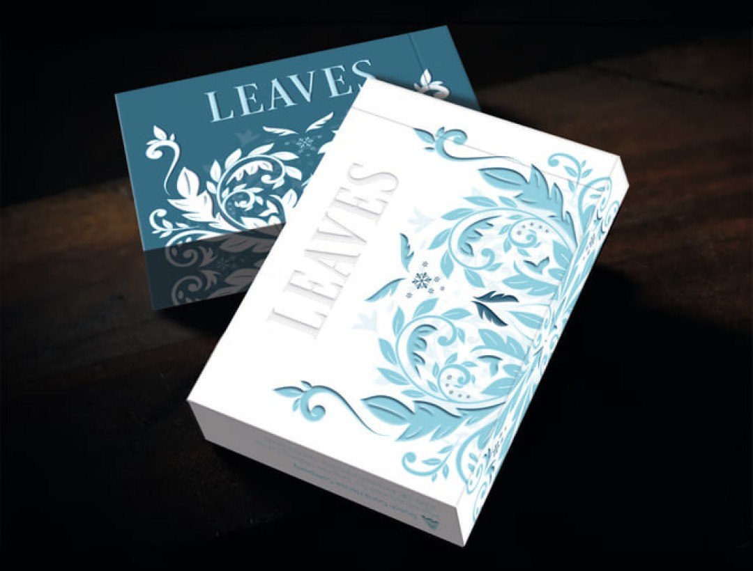 دسته کارت Leaves Winter Edition white