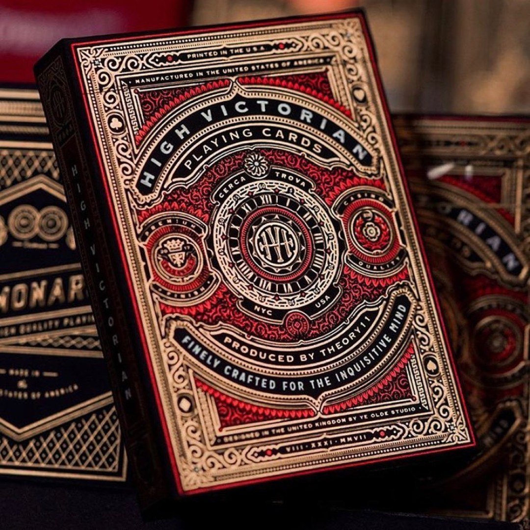 دسته کارت Theory11 High Victorian Red